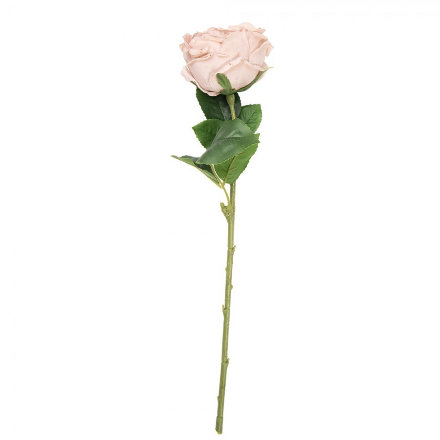 Artificial Flower Rose 43 Cm Beige Plastic - 9*9*43 cm