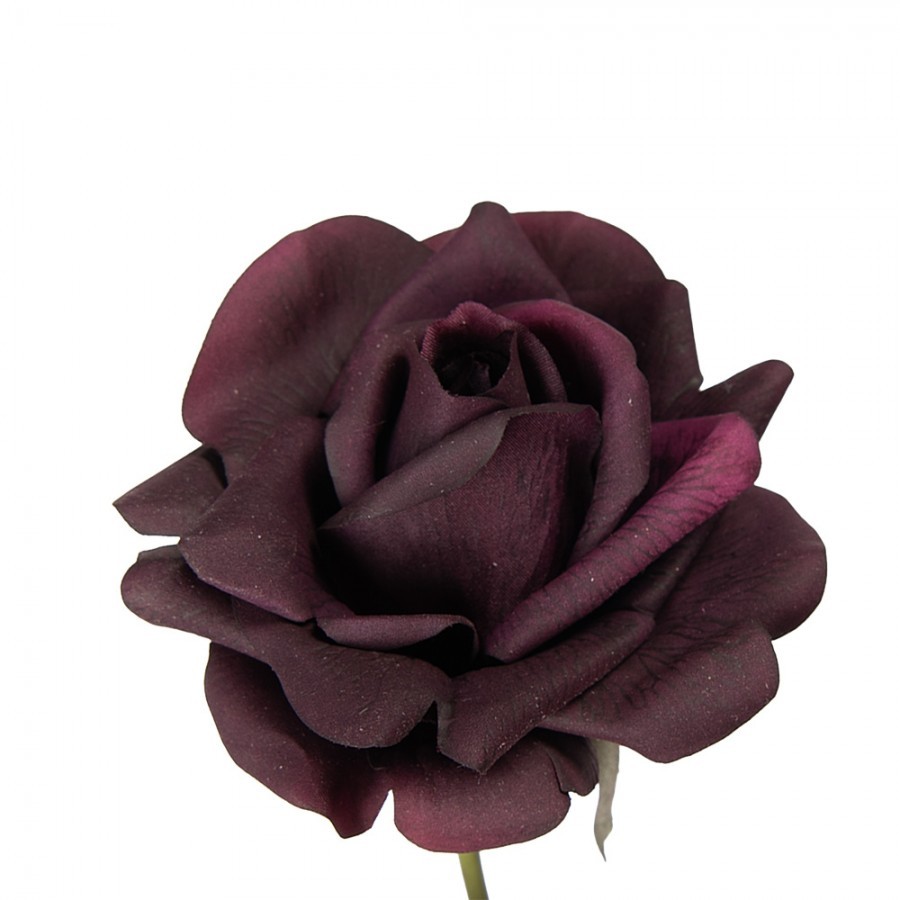 Artificial Flower Rose 35 Cm Purple Plastic - 10*10*35 cm