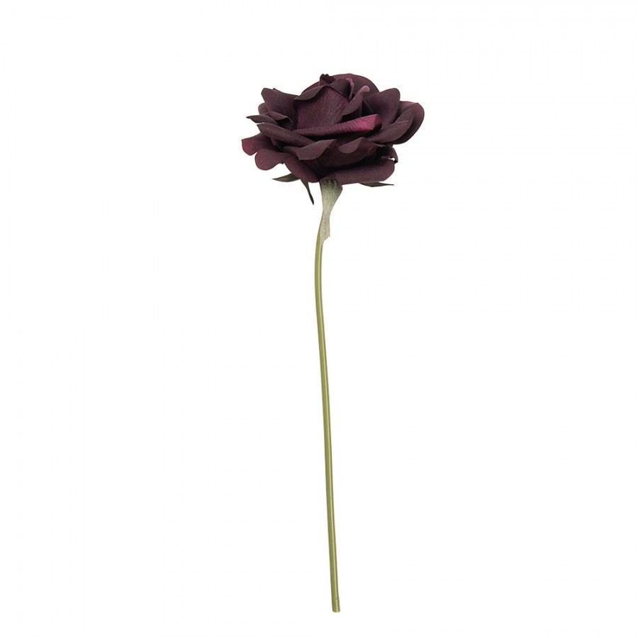 Artificial Flower Rose 35 Cm Purple Plastic - 10*10*35 cm