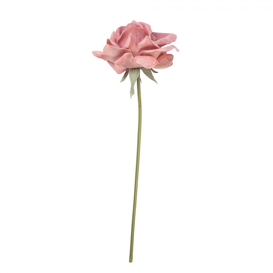 Artificial Flower Rose 35 Cm Pink Plastic - 10*10*35 cm