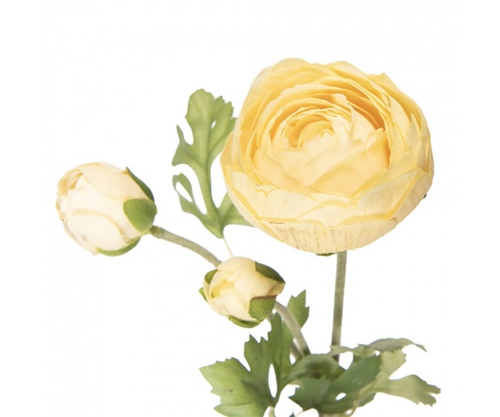Artificial Flower 52 Cm Yellow Plastic - 6*10*52 cm Clayre & Eef