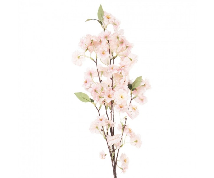 Větvička třešeň s růžovými květy Cherry Blossom - 10*12*90 cm Clayre & Eef