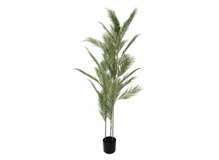 Impozantní umělá palma v květináči – kus exotiky - 25*25*180 cm