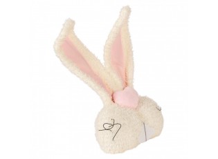 Decorative Cushion Rabbit 18x10x35 Cm Beige Polyester - 18*10*35 cm