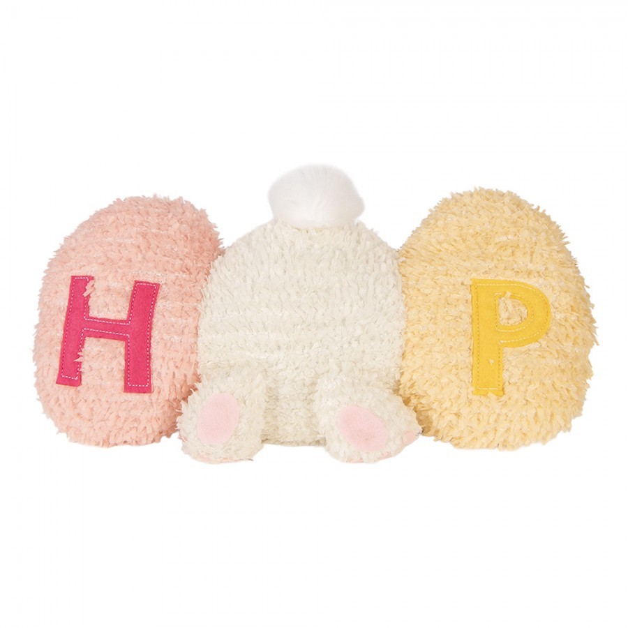 Decorative Cushion Rabbit 36x12x20 Cm White Polyester - 36*12*20 cm