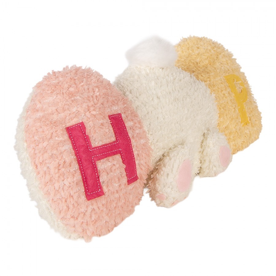 Decorative Cushion Rabbit 36x12x20 Cm White Polyester - 36*12*20 cm