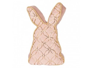 Door Stop Rabbit 20x7x31 Cm Pink Polyester - 20*7*31 cm