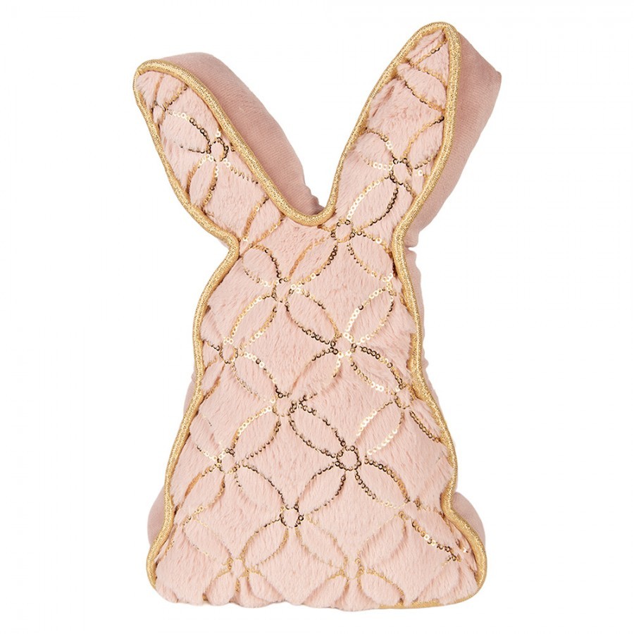 Door Stop Rabbit 20x7x31 Cm Pink Polyester - 20*7*31 cm