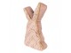 Door Stop Rabbit 20x7x31 Cm Pink Polyester - 20*7*31 cm Clayre & Eef