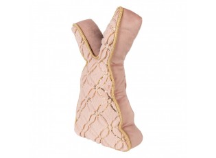 Door Stop Rabbit 20x7x31 Cm Pink Polyester - 20*7*31 cm