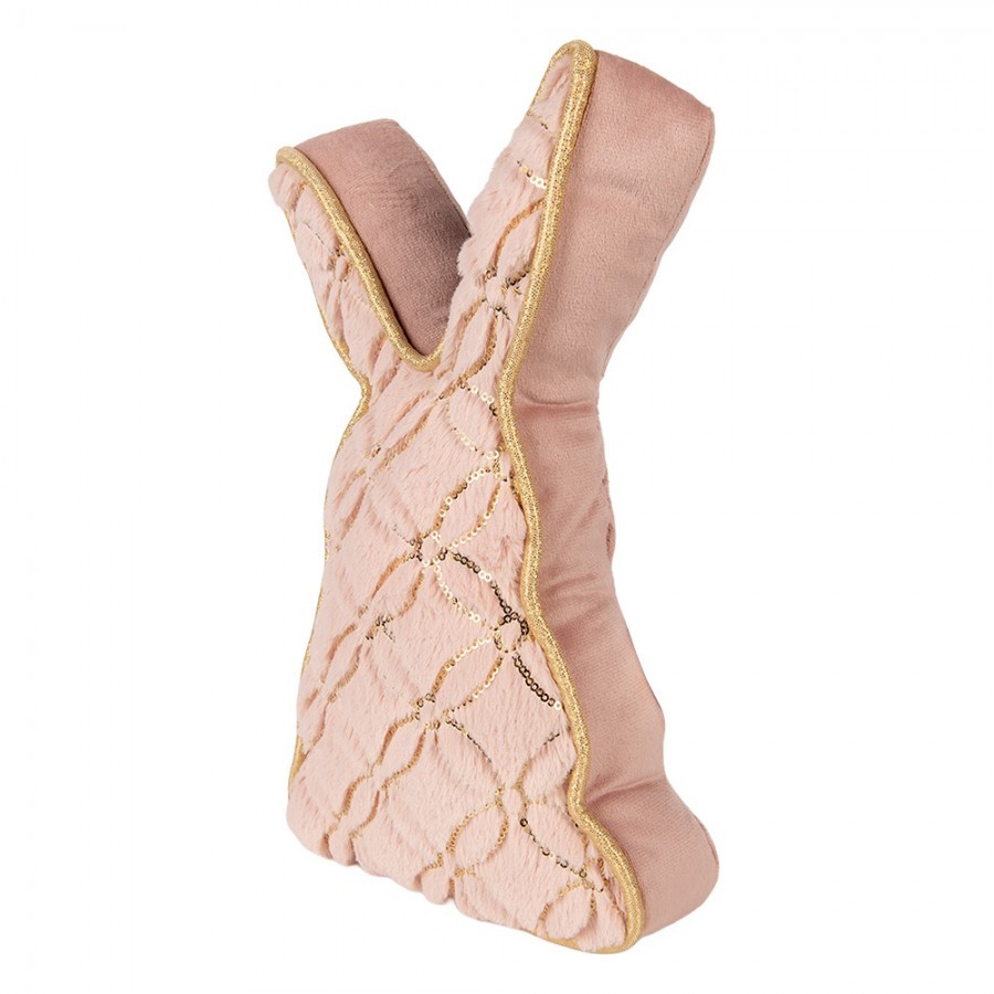 Door Stop Rabbit 20x7x31 Cm Pink Polyester - 20*7*31 cm