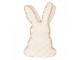 Door Stop Rabbit 20x7x31 Cm White Polyester - 20*7*31 cm Clayre & Eef