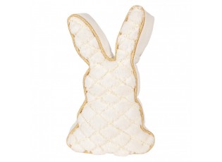 Door Stop Rabbit 20x7x31 Cm White Polyester - 20*7*31 cm