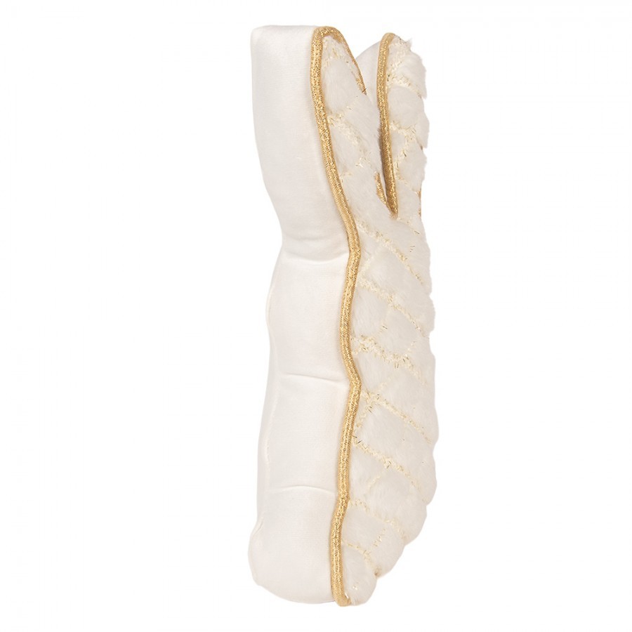 Door Stop Rabbit 20x7x31 Cm White Polyester - 20*7*31 cm