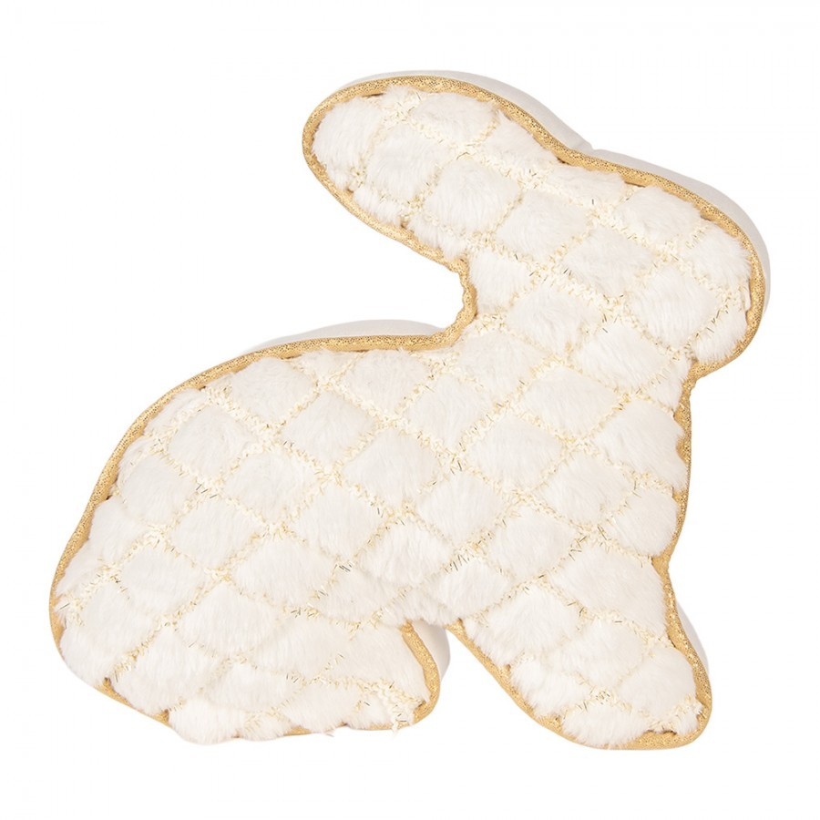 Door Stop Rabbit 29x10x27 Cm White Polyester - 29*10*27 cm