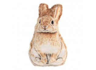 Dekorační plyšový polštářek ve tvaru králíčka - 13*5*25 cm