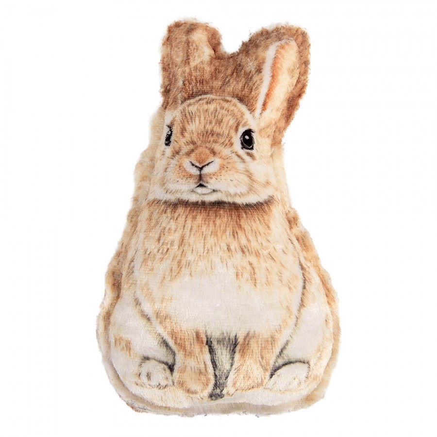 Dekorační plyšový polštářek ve tvaru králíčka - 13*5*25 cm