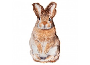 Dekorační plyšový polštářek ve tvaru králíčka - 16*5*32 cm