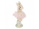 Dekorace králík baletka v tylové sukýnce - 10*9*27 cm Clayre & Eef