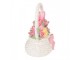 Dekorace košík s tulipány a vajíčky - 14*11*18 cm Clayre & Eef