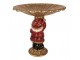 Christmas Decoration Figurine Santa Claus 24x19x24 Cm Gold Colored Plastic - 24*19*24 cm Clayre & Eef