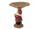 Christmas Decoration Figurine Santa Claus 24x19x24 Cm Gold Colored Plastic - 24*19*24 cm Clayre & Eef