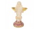 Decorative Figurine Dog 15x16x21 Cm Beige Plastic - 15*16*21 cm Clayre & Eef