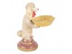 Decorative Figurine Dog 15x16x21 Cm Beige Plastic - 15*16*21 cm Clayre & Eef