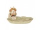 Decorative Bowl Rabbit 14x12x8 Cm Beige Plastic - 14*11*8 cm Clayre & Eef