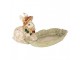 Decorative Bowl Rabbit 14x12x8 Cm Beige Plastic - 14*11*8 cm Clayre & Eef