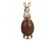 Decorative Figurine Rabbit ? 26x62 Cm Gold Colored Plastic - ? 26*62 cm Clayre & Eef