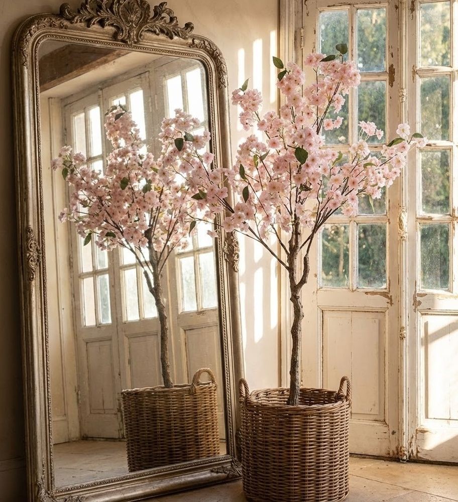 Umělý stromek třešeň s růžovými květy Cherry Blossom- 30*30*120 cm