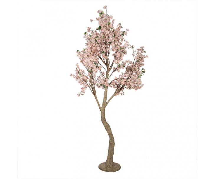 Dekorační strom třešeň s růžovými květy Cherry Blossom - 130*130*250 cm Clayre & Eef