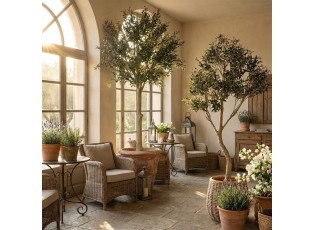 Dekorační strom olivovník s olivami Olea Tree - 170*150*320 cm