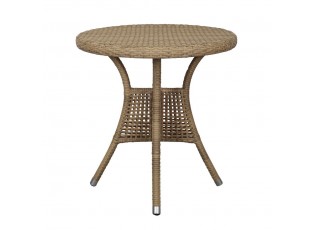 Venkovní bistro stůl La Rochelle s výpletem - Ø 70*74 cm