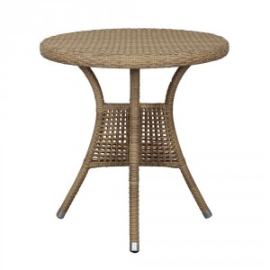 Venkovní bistro stůl La Rochelle s výpletem - Ø 70*74 cm