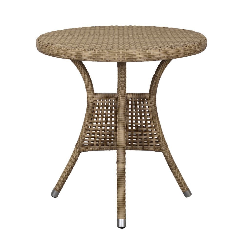 Venkovní bistro stůl La Rochelle s výpletem - Ø 70*74 cm