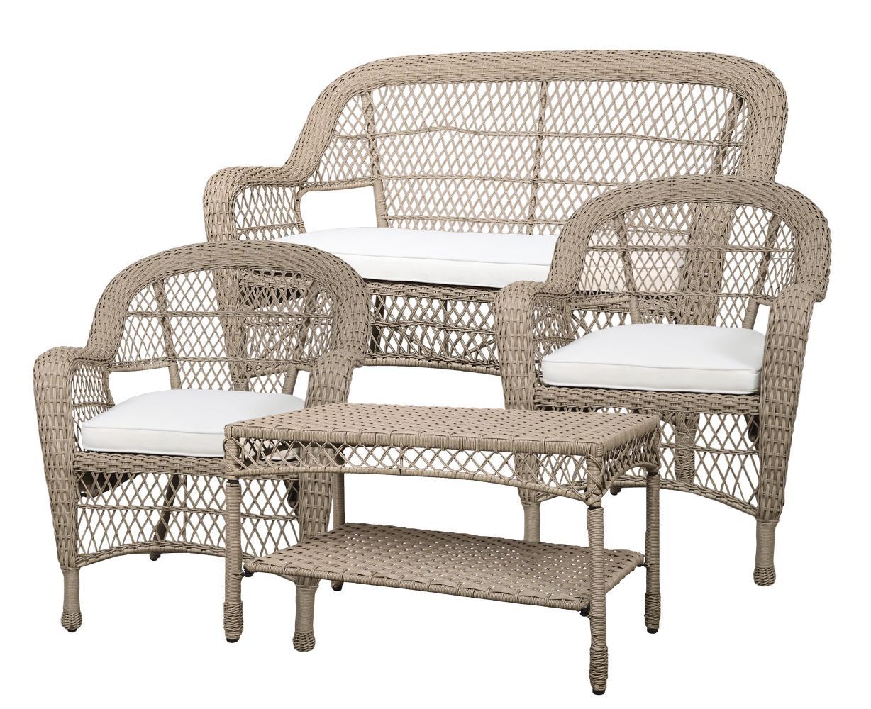 Zahradní nábytek s výpletem pohovka židle stůl La Riche - 127*71*86 cm 40056900