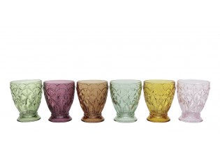 Set 6ks barevných skleniček na vodu Saint-Émilion - Ø 8*10 cm / 200ml