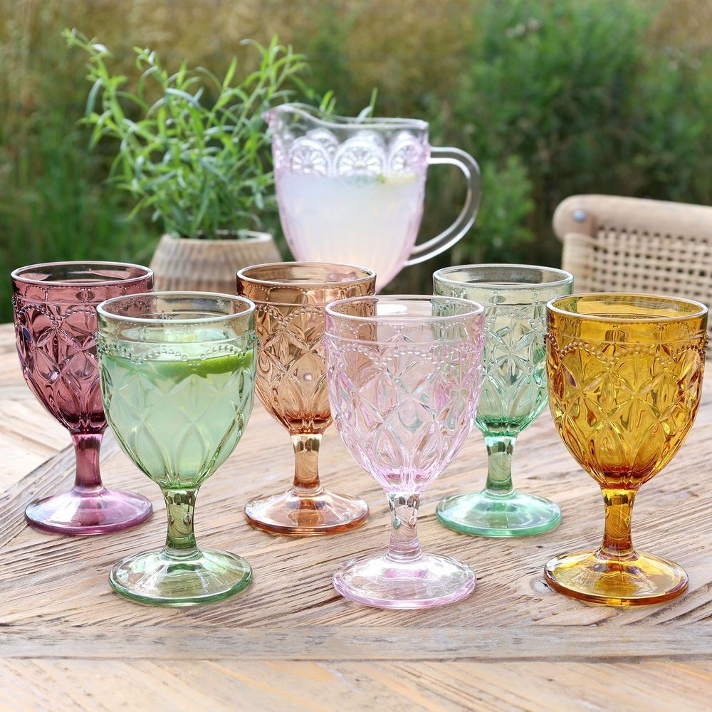Set 6ks barevných skleniček na víno Saint-Émilion - Ø 8*15 cm / 250ml