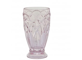 Růžová vysoká sklenička na drink Saint-Émilion - Ø 8*15 cm / 350ml