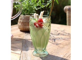 Růžová vysoká sklenička na drink Saint-Émilion - Ø 8*15 cm / 350ml