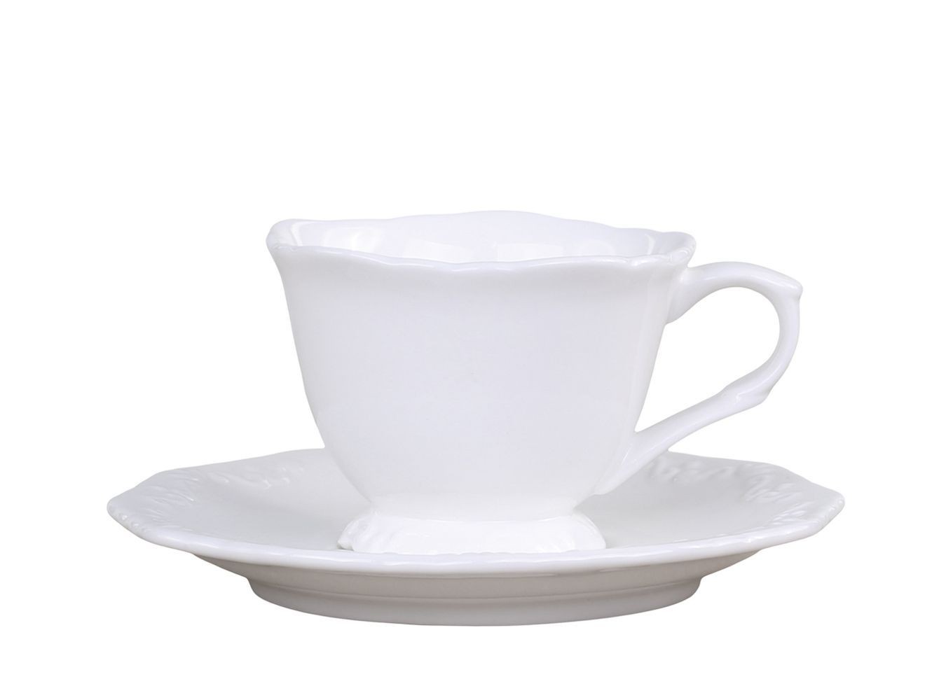 Porcelánový šálek s podšálkem espresso Provence lace - 7cm / 100 ml 63015301