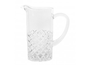 Skleněný džbán s diamantovým brusem Lorient - 20*11*22 cm / 1150ml 
