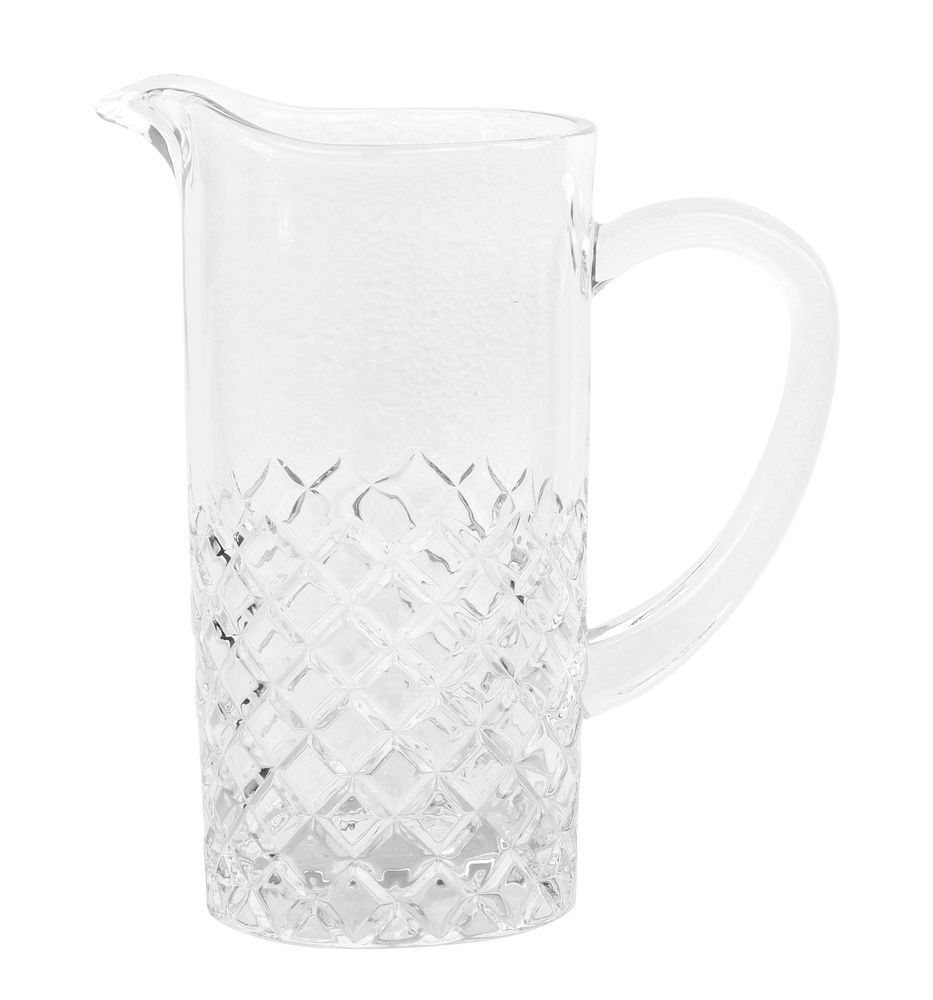 Skleněný džbán s diamantovým brusem Lorient - 20*11*22 cm / 1150ml 
