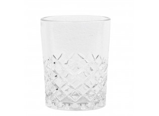 Sklenička s diamantovým brusem Lorient - Ø 8*10 cm / 250 ml