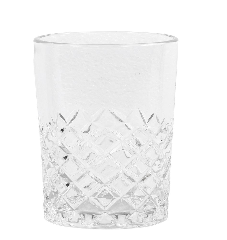 Sklenička s diamantovým brusem Lorient - Ø 8*10 cm / 250 ml