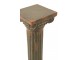 Zelený antik dekorační sloup pod květiny Antiqou - 35*35*92 cm J-Line by Jolipa