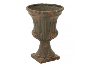 Zelený antik květináč Antiqou French - Ø 40*56 cm