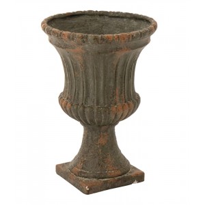 Zelený antik květináč Antiqou French - Ø 40*56 cm